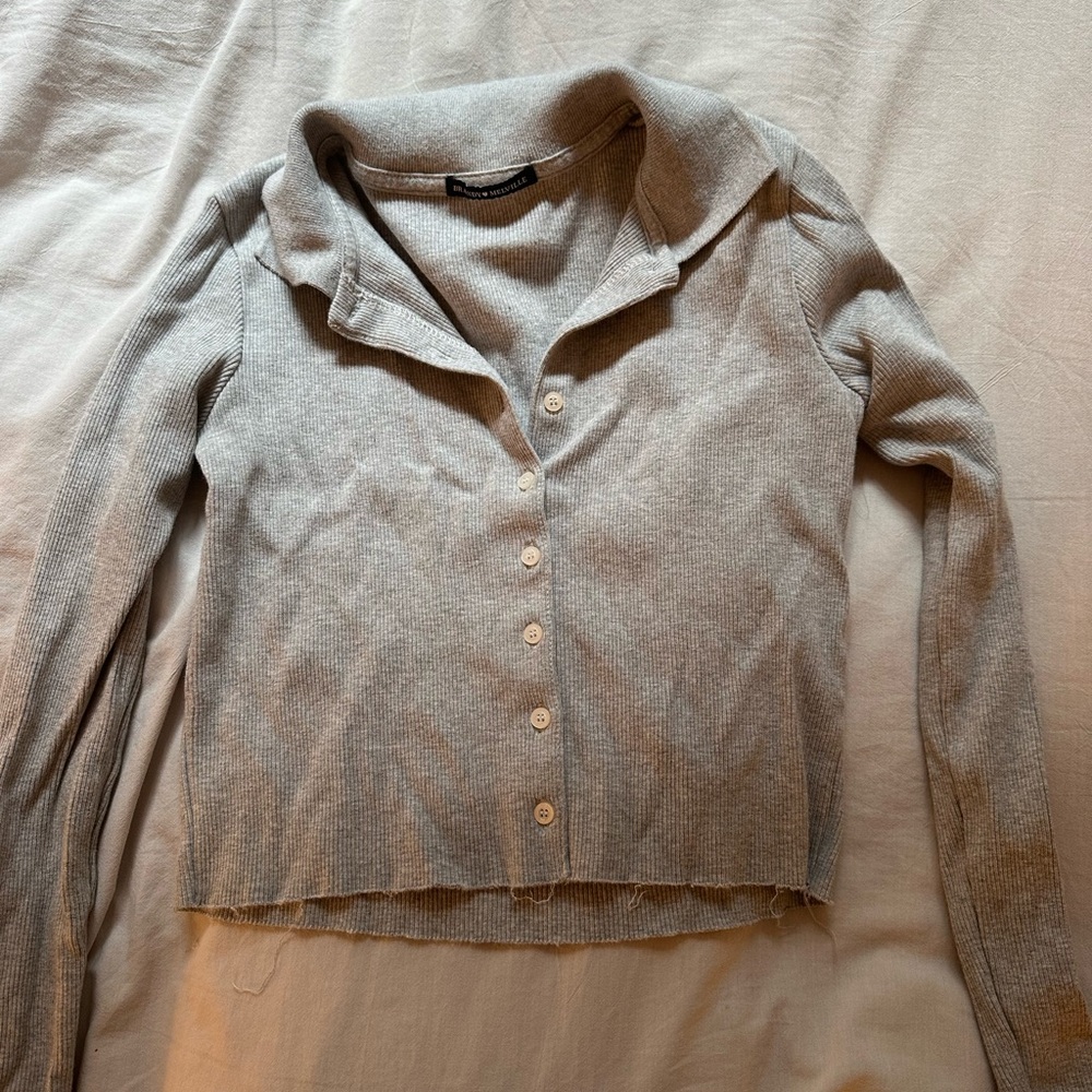 Brandy Melville Grey Long Sleeve